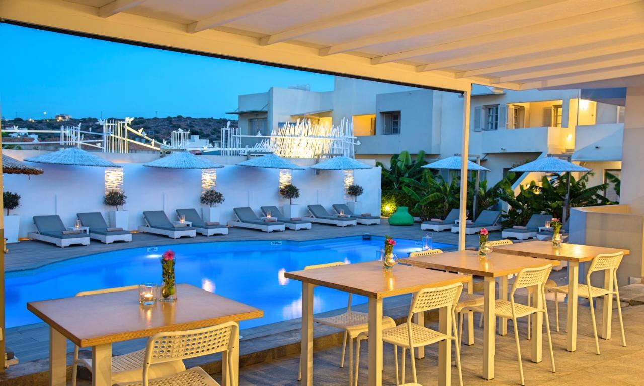 Elounda Garden Suites Heated Pool Exterior photo