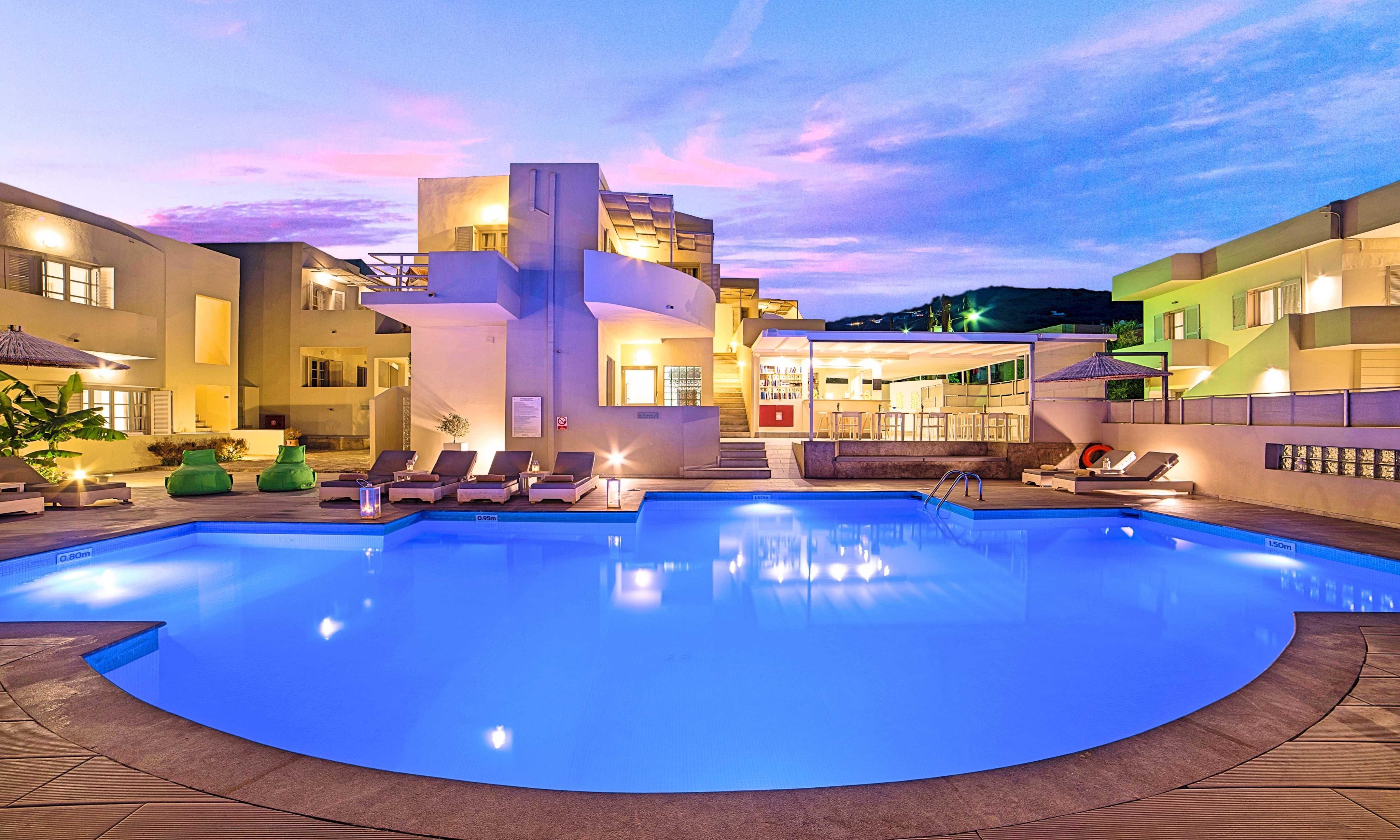 Elounda Garden Suites Heated Pool Exterior photo