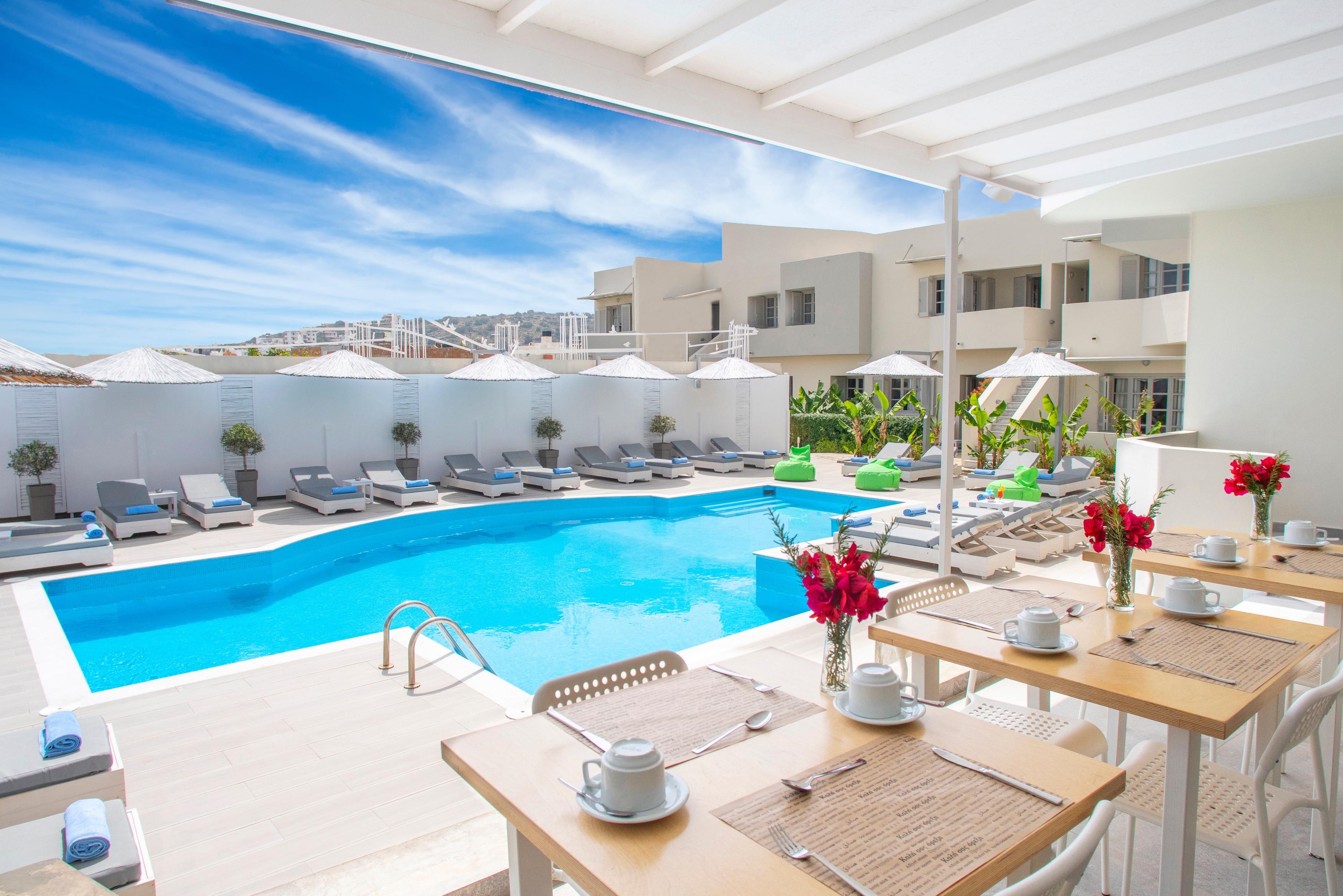Elounda Garden Suites Heated Pool Exterior photo