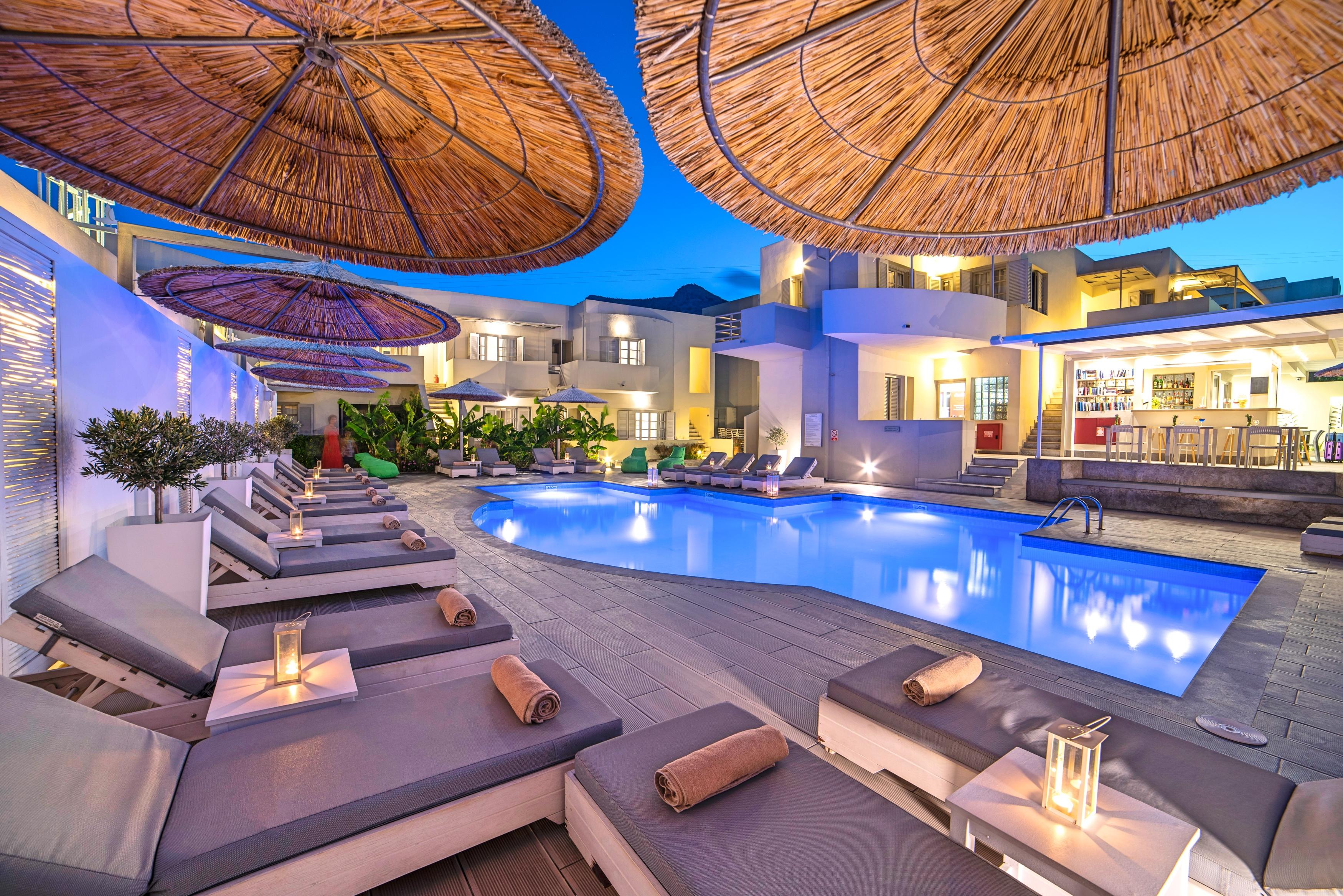 Elounda Garden Suites Heated Pool Exterior photo