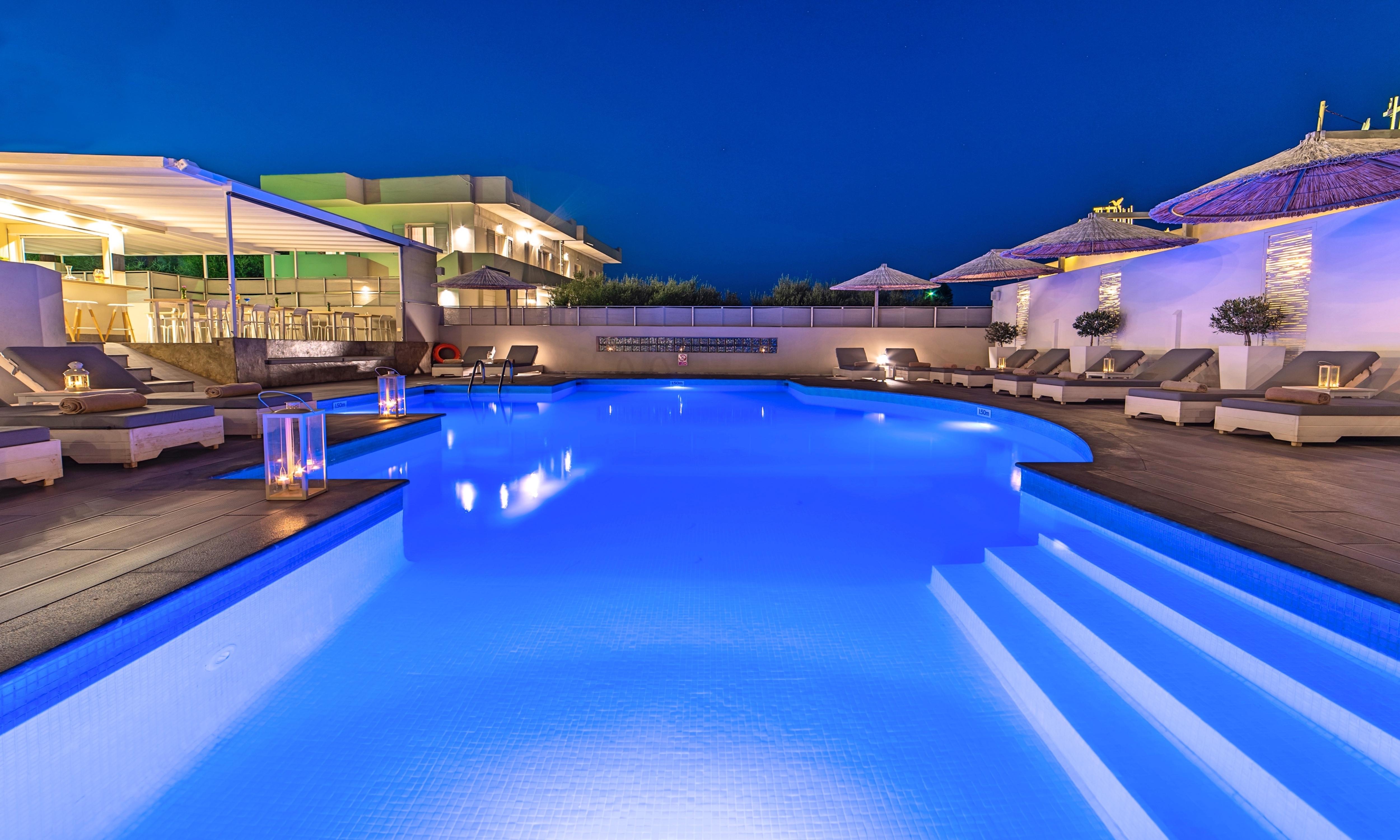 Elounda Garden Suites Heated Pool Exterior photo